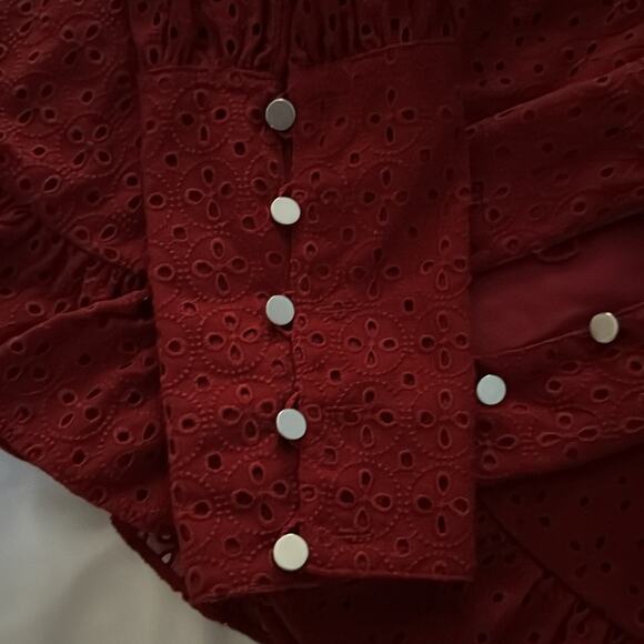 Robert Rodriguez | Laced Charlotte Top Size 4 - Picture 14 of 16